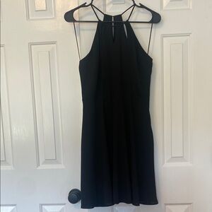 Express Black Sheath Halter Dress